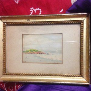 Antique Landscape Watercolor